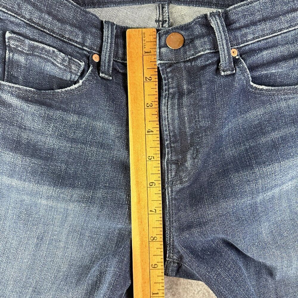 J Brand Jeans Womens 26 Blue Sabotage Dark Wash Skinny Stretch Denim Preppy* - Picture 11 of 16
